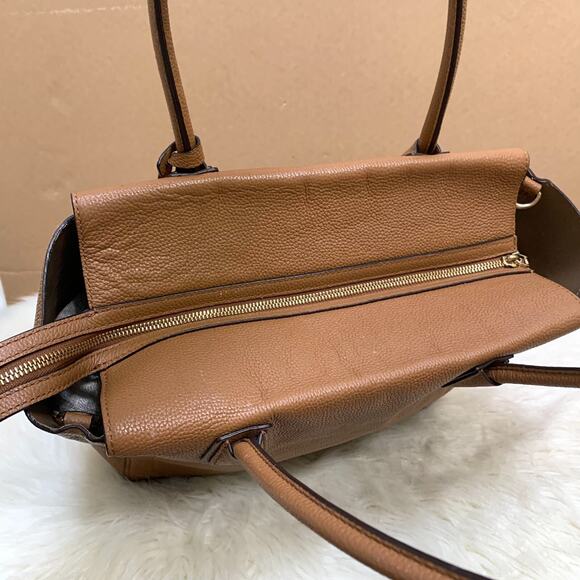 MICHAEL KORS Large Luggage Saffiano Leather MERCER Top Zip E/W Gallery Tote - Picture 9 of 14